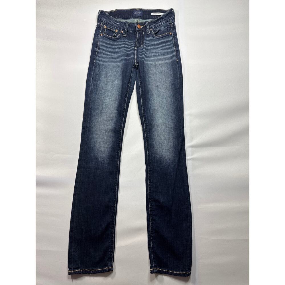 Daytrip Women's Virgo Straight Leg Blue Denim Jeans - Size 23R (25x31.5)